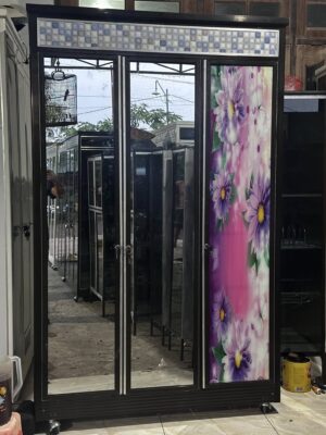 Lemari Aluminium 3 Pintu